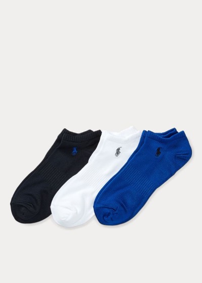 Calcetines Polo Ralph Lauren Hombre Azul Rey Azules - Sport 3-Pack - ZOPFY9806